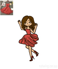 Spinning In A Red Dress