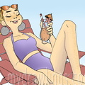 Summer Relaxin Vibes Lineart