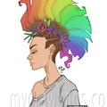 Floral Mohawk (colour)